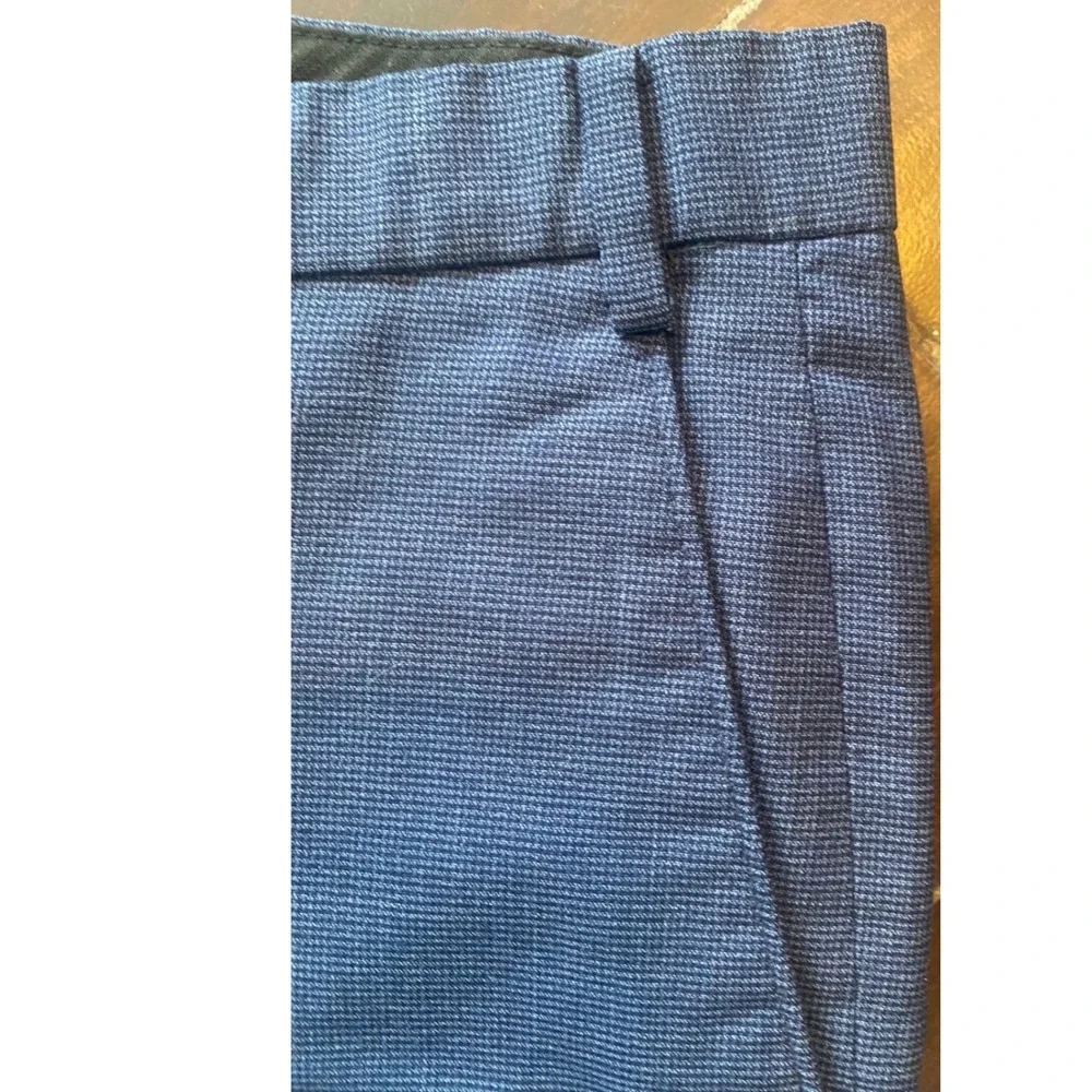 Lauren‎ Ralph Lauren Dress Pants Mens 38x32 Navy Blue Wool Blend Stretch